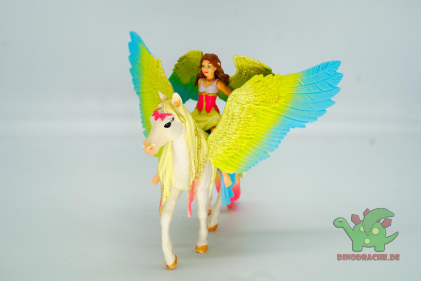 Schleich Bayala Fee Surah und Einhorn Glitzer Pegasus 70566